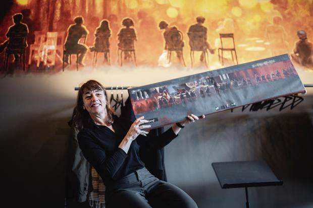 Bilderausstellung von Christine Seiterle in der Bachturnhalle, am Samstag, 20. November, 2021. (Melanie Duchene / Schaffhauser Nachrichten)