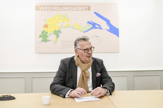 Gespraech mit Thomas Fischer, EKS Schaffhausen, am Dienstag, 11. Januar, 2022. (Melanie Duchene / Schaffhauser Nachrichten)