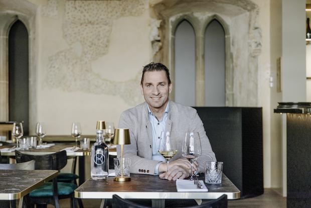 Rundgang durch das neue Restaurant, Klosterhalle am Waltr Bringolf Platz. Pï¿ï¾¤chter ist Inhaber der Sommerlust, Lorenz Messora, fotografiert am Mittwoch, 19. Mï¿ï¾¤rz 2025, in Schaffhausen. (Roberta Fele / Schaffhauser Nachr