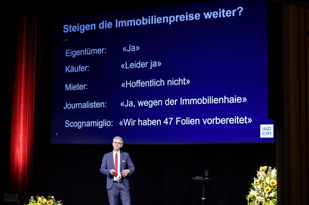 18. Immobilien-Event der Schaffhauser Kantonalbank, Prof. Dr. Donato Scognamiglio (Verwaltungsratsprï¿ï¾¤sident IAZI AG), Donnerstag, 04.06.2026, Schaffhausen (Roger Hofstetter/Schaffhauser Nachricht